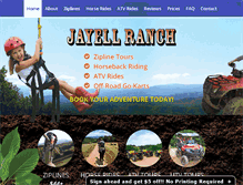 Tablet Screenshot of jayellranch.com